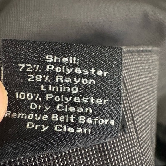 Ann Taylor High Rise Pencil Skirt Sz 0 Gray Work Office Back Slit Zip Career - Picture 7 of 7